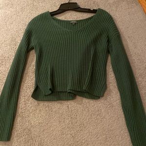 Target Forest Green Sweater, Size Small, A little On the Cropped Side